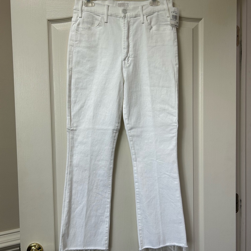 Mother Denim- Women's White Jeans NWT